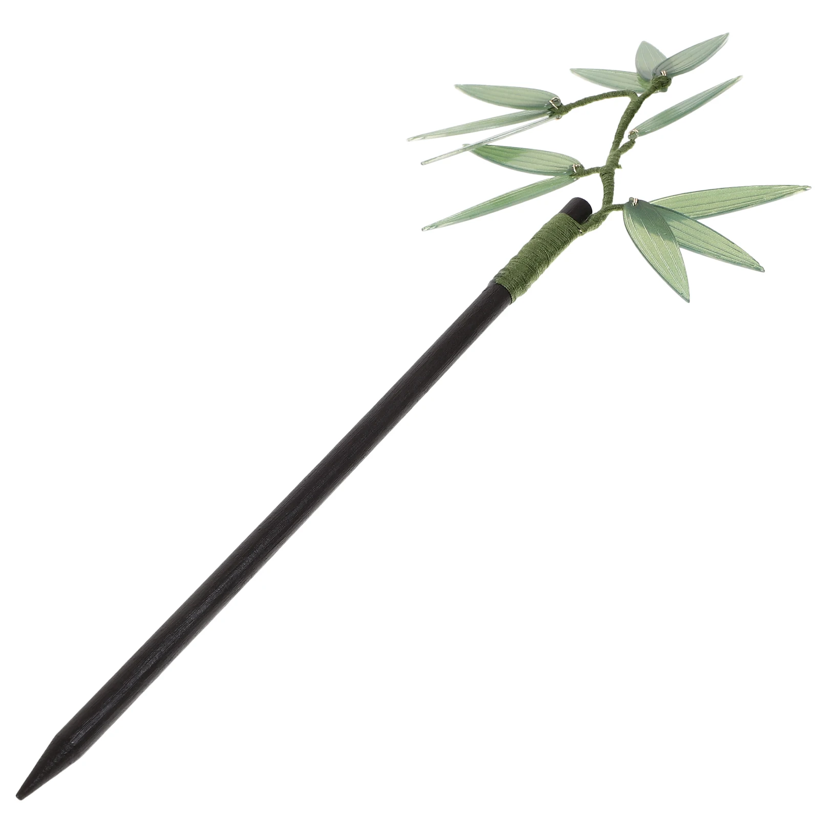 

Палочка для волос с листьями бамбука, традиционная китайская заколка для волос, изысканные аксессуары для укладки волос для женщин, минималистичные украшения для женщин,