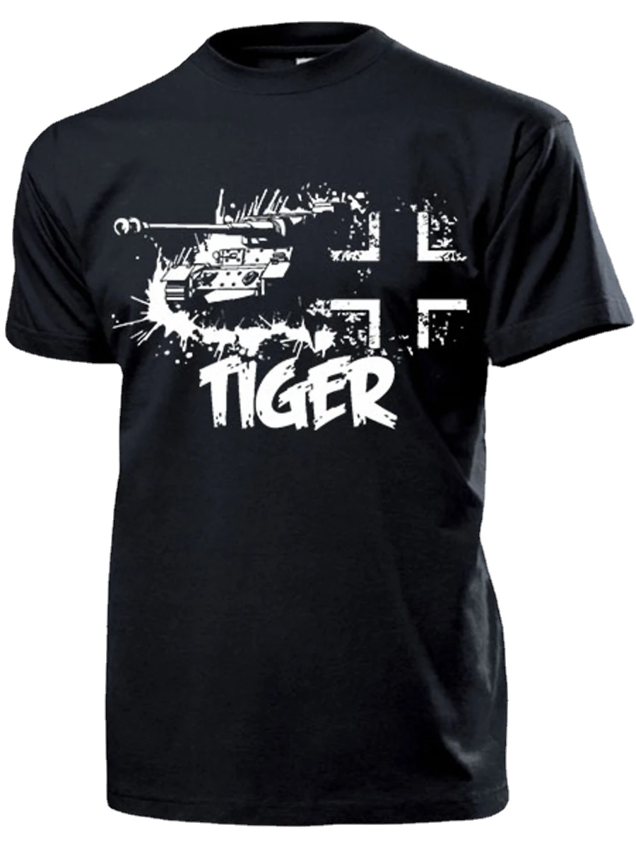 Federal Army Tank Armoured Division  Tiger VI Panzer Tank T-Shirt. Summer Cotton Short Sleeve O-Neck Mens T Shirt