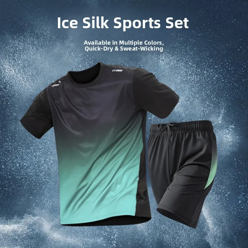 Conjunto de ropa deportiva para mujer, ropa deportiva para correr, traje para correr por la mañana, equipo de ciclismo, camis...