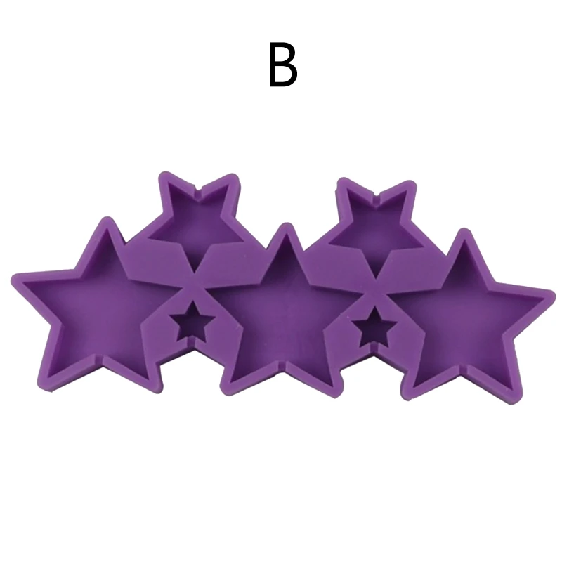 Soap Molds Chocolate Molds Five-Pointed Star Theme Cake Decorating Tools Gift