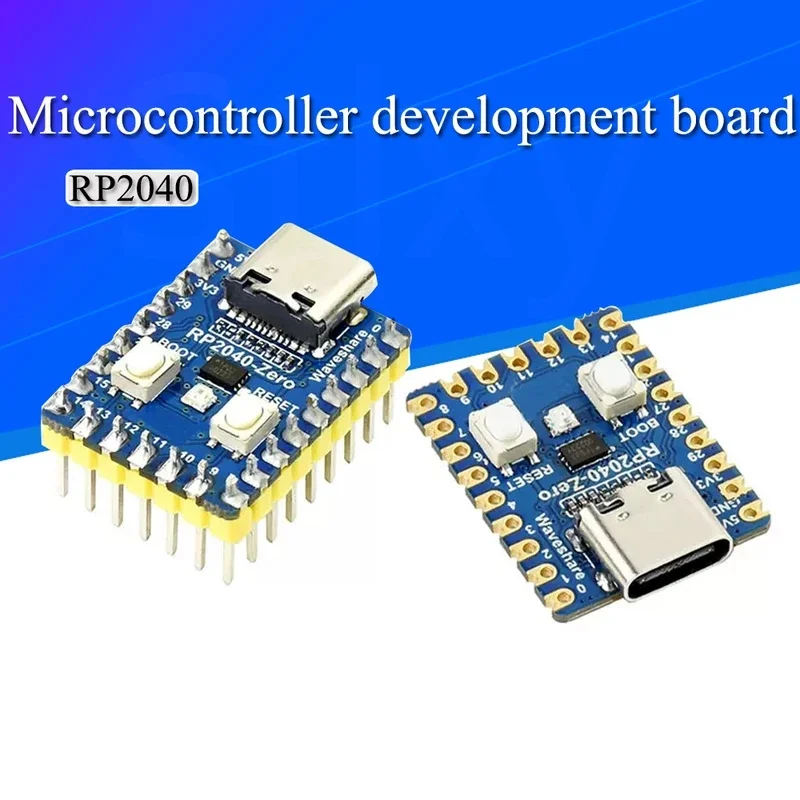 5PCS-RP2040-Zero RP2040 for Raspberry Pi Microcontroller PICO Development Board Module Dual-core Cortex M0+ Processor 2MB Flash