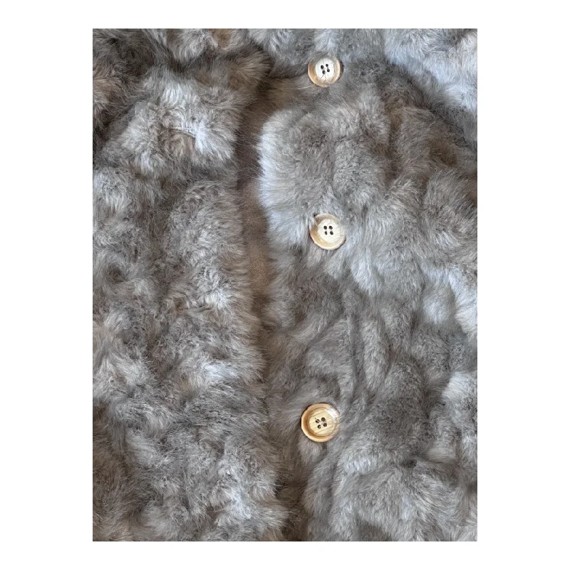 

Faionable Fluffy Jaet Comfortable Versatile Winter Outerwear Casual Sle Universal Fit Women's ort Coat