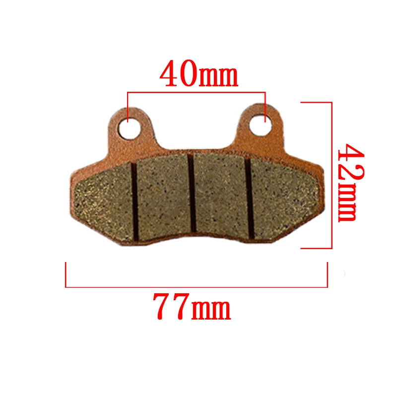 Motorcycle Wear-resistant Front &Rear Brake Pads Motocross Accessories For KAYO T4 T6 K6 X2 K16 K18 Copper Base Brake Disks