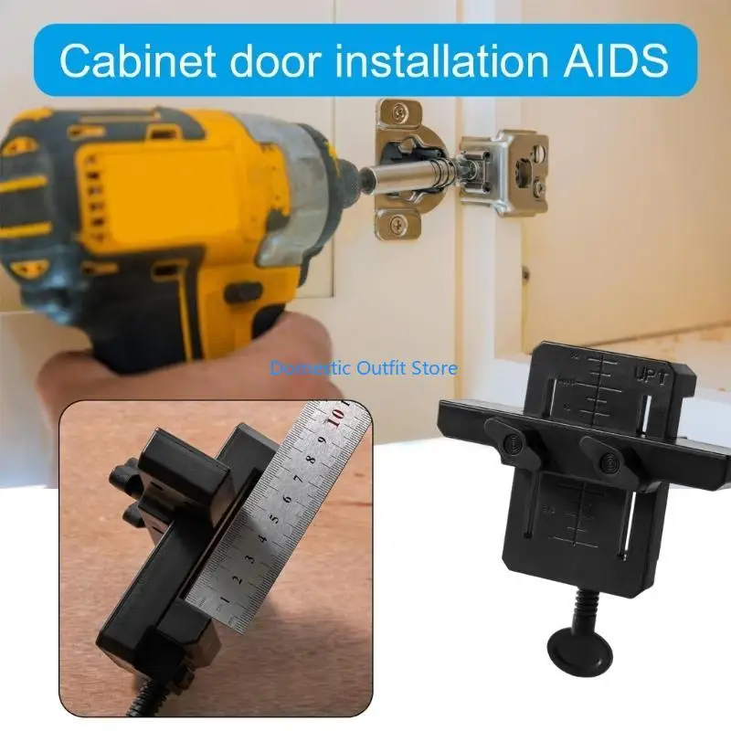 

Cabinet Door Install Positioning Clamp Cabinets Frame Mounting Support Jig PVC Door Installation Locator 68TC