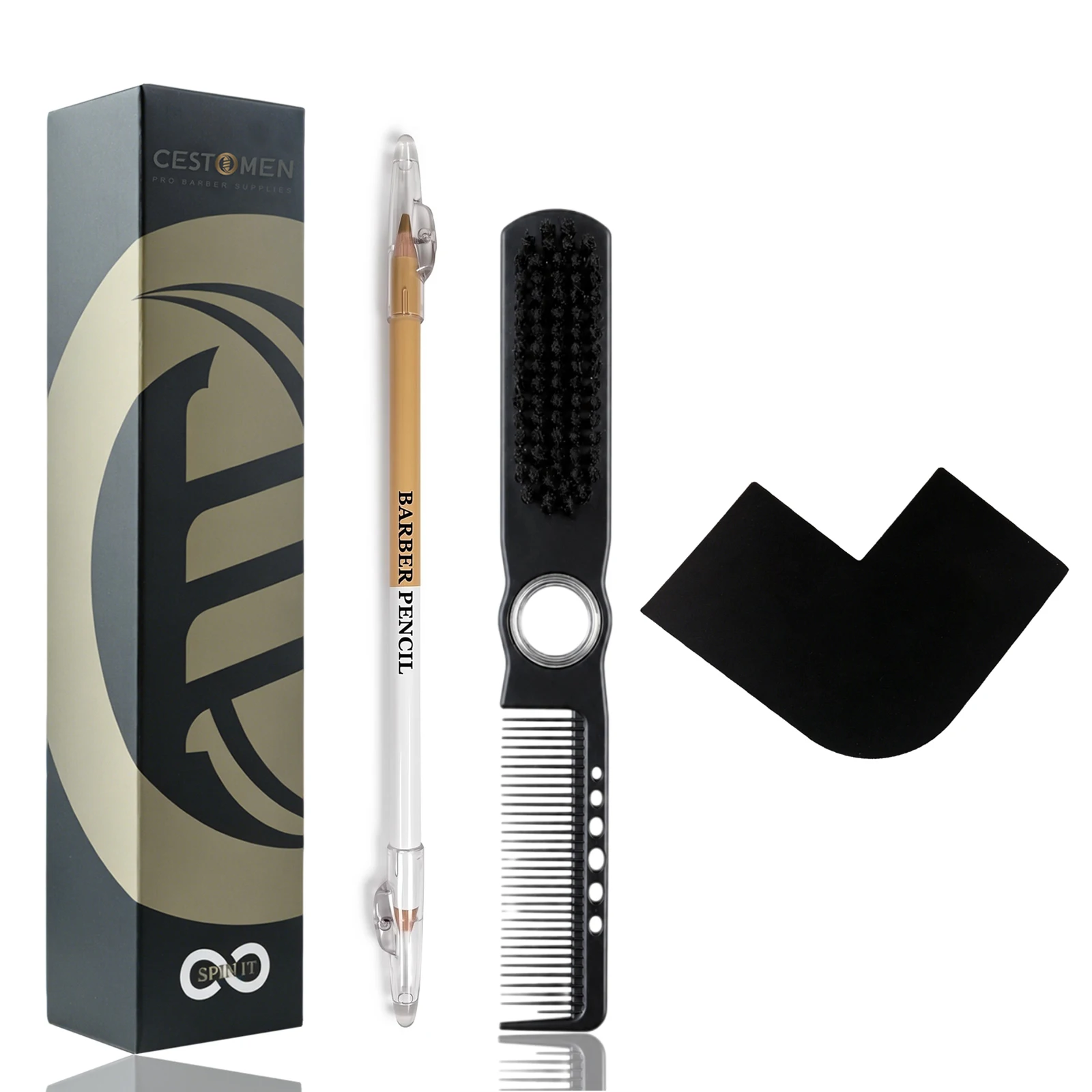 Pro Shaping Tools Kit with Barber Pencil
