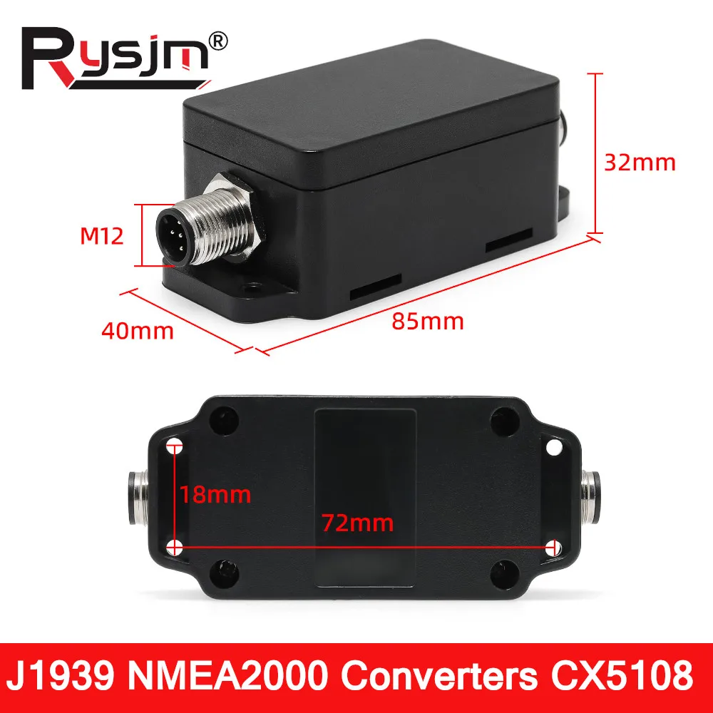 

1Pc Marine Boat Accessories J1939 NMEA2000 Converters CX5108 NMEA 2000 Converter Fit for Marine Yacht Tank