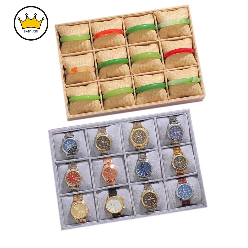 Jewelry Tray Watch Storage Box Bracelet Display Tray Necklace Bracelet Storage Stand Display Holder