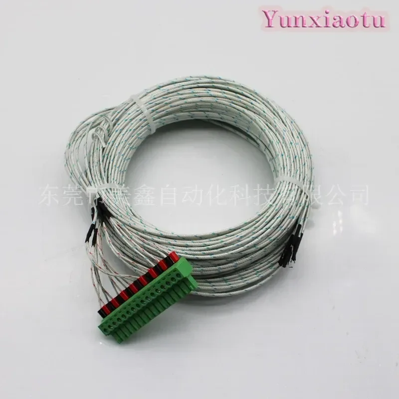 Temperature Recorder Thermocouple Wire K Type Temperature Measuring Wire, Multi-channel Temperature Recording