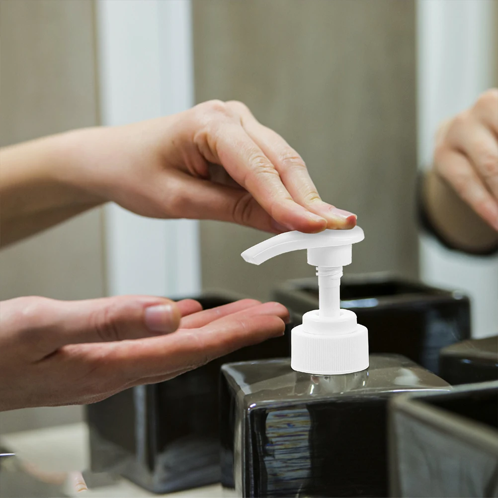 

6Pcs Lotion Press-Type Pump Heads Replacement for Shampoo Hand Soap Bottle Dispenser Pumps Universal Nozzle Bottle Pump