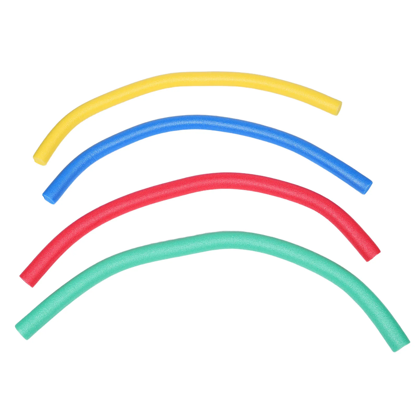 4er-Set Schwimmbad-Schaumstoffnudeln: Farbenfrohe, weiche EPE-Schwimmstäbe für Schwimmtraining, Schwimmhilfe und Pool-Partys