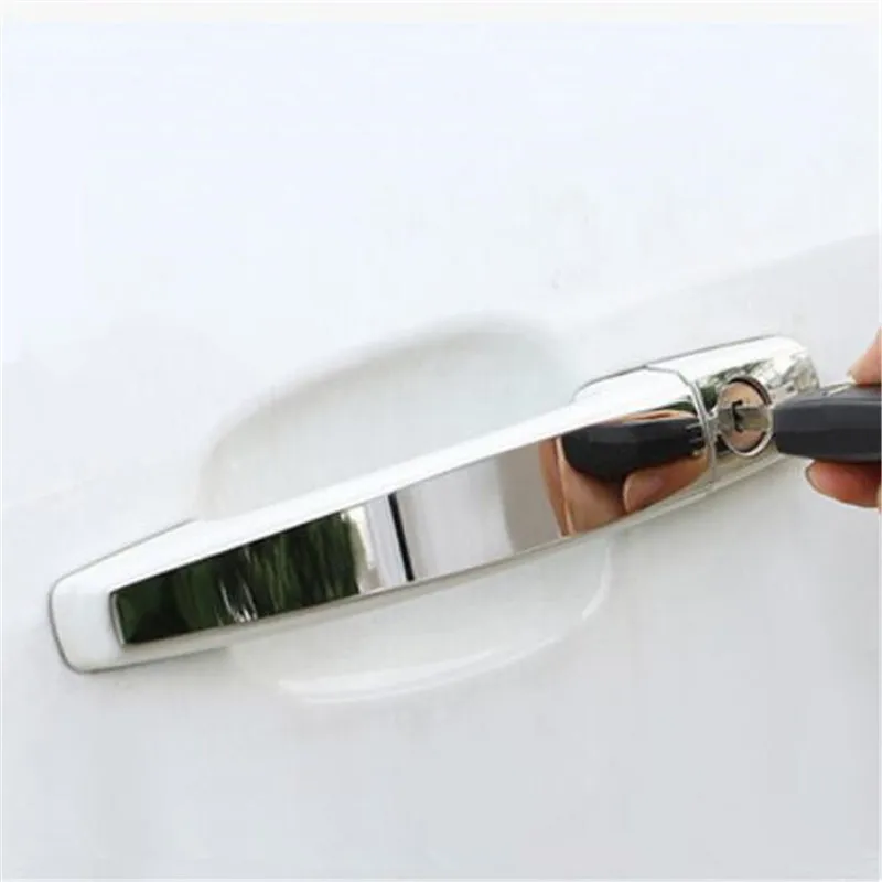 Car door handle cover stainless steel trim decoration for Chevrolet CRUZE Trax Captiva AVEO TRAX Opel Mokka ASTRA J REGAL ENCORE