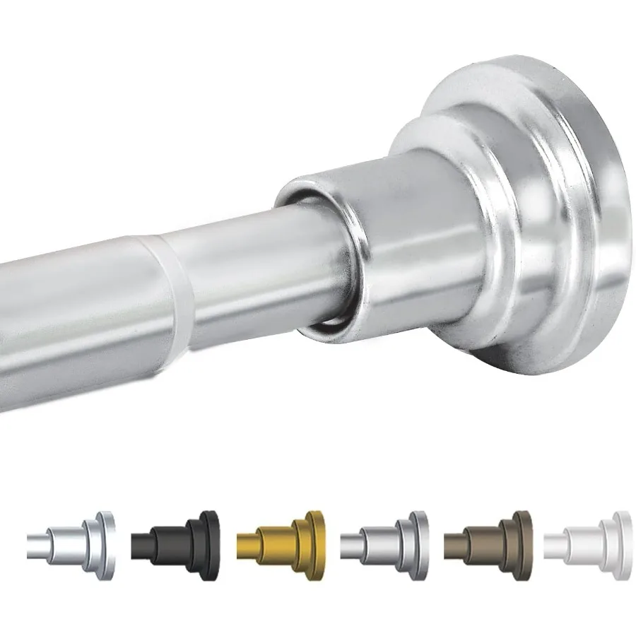 

Натяжной карниз для душа 4272 дюйма, регулируемый карниз без дрели, устойчивый к ржавчине натяжной карниз из нержавеющей стали для Sho