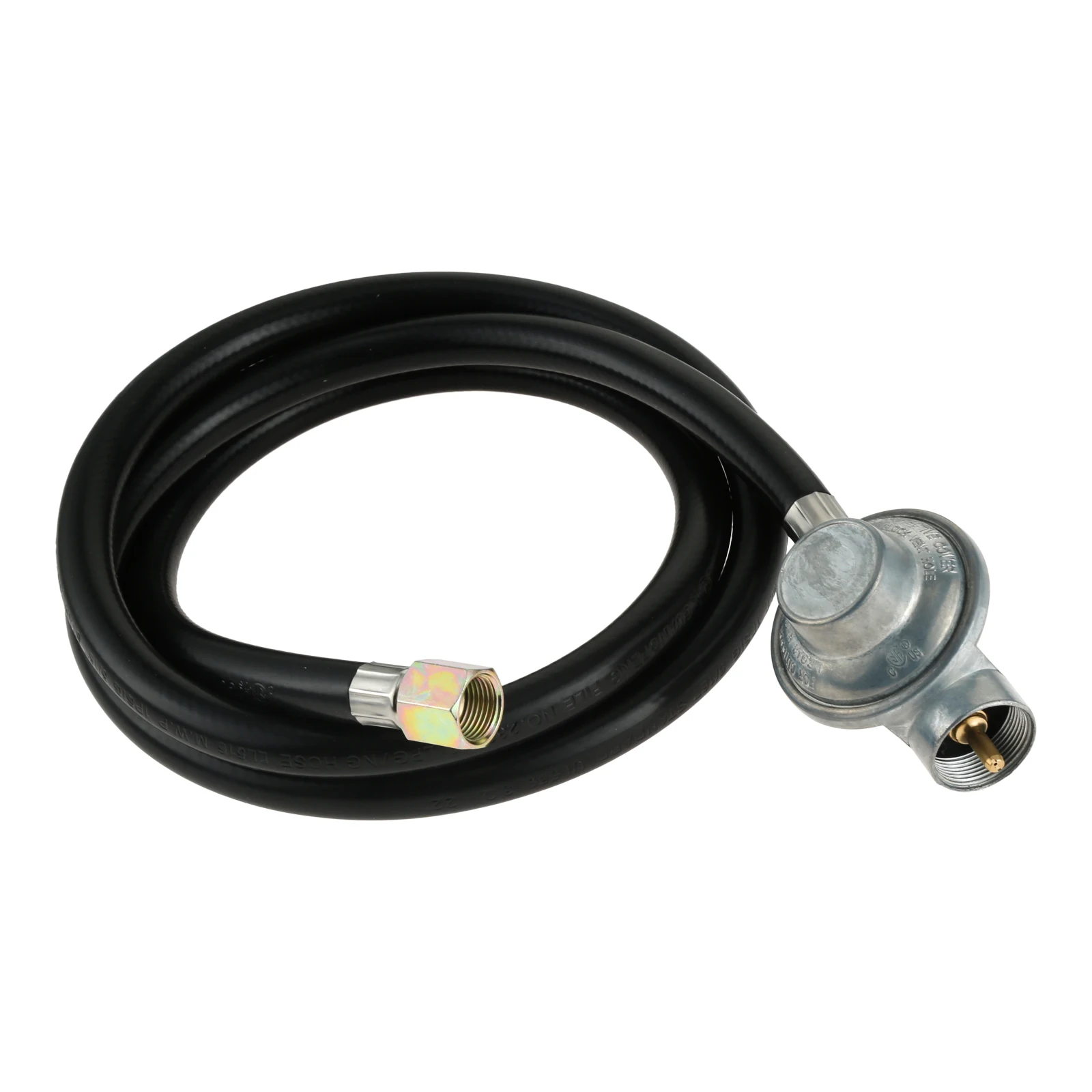 

Low Pressure 1LB Propane Regulator w/ 1.5m Extension Hose X 3/8"(5/8"-18UNF) Female Flare NUT for Outdoor Propane Camping Grill