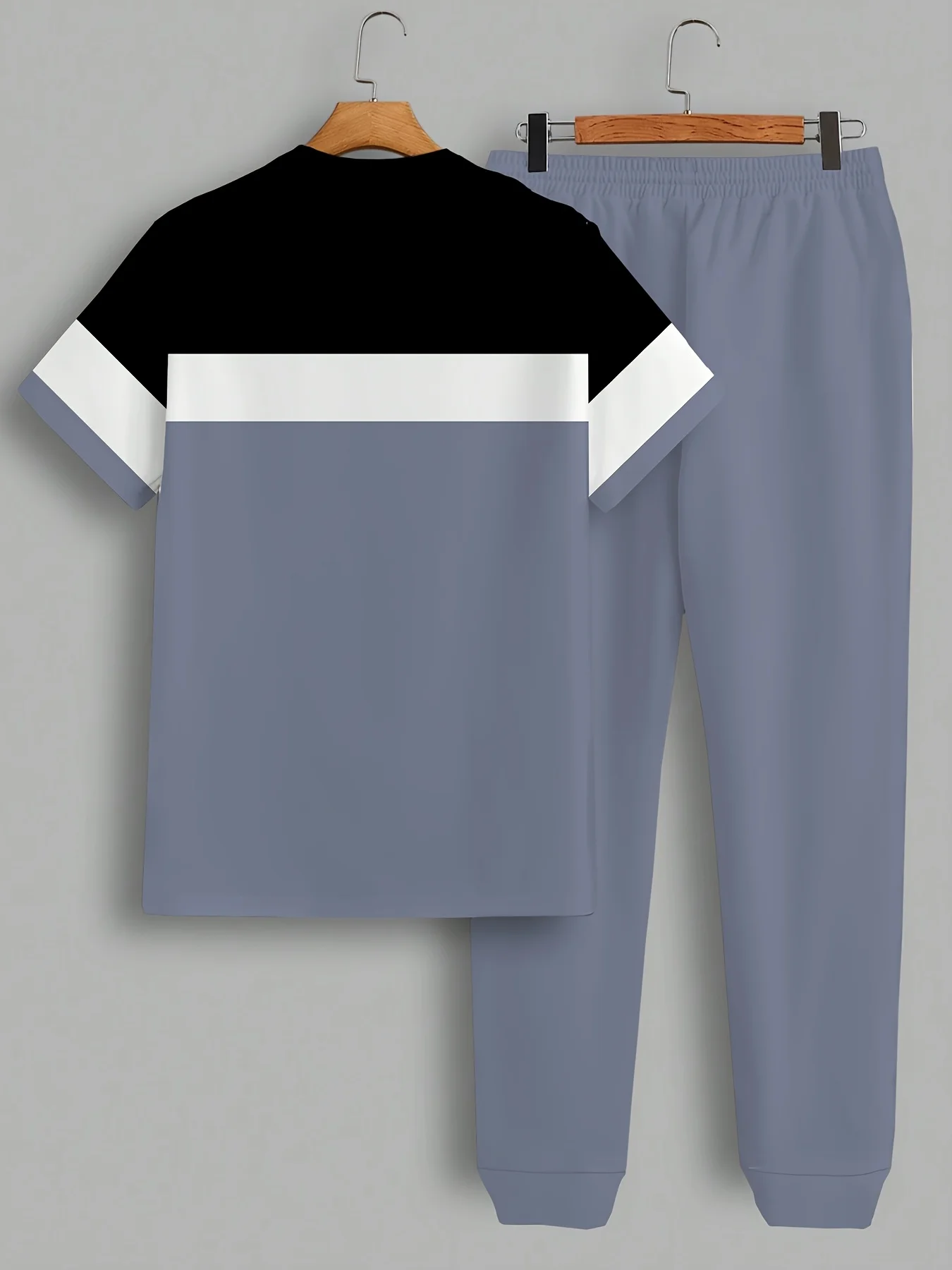 2025 летний новый уличный хип-хоп повседневный модный 3D буквенный узор с принтом, мягкий, удобный и дышащий мужской комплект