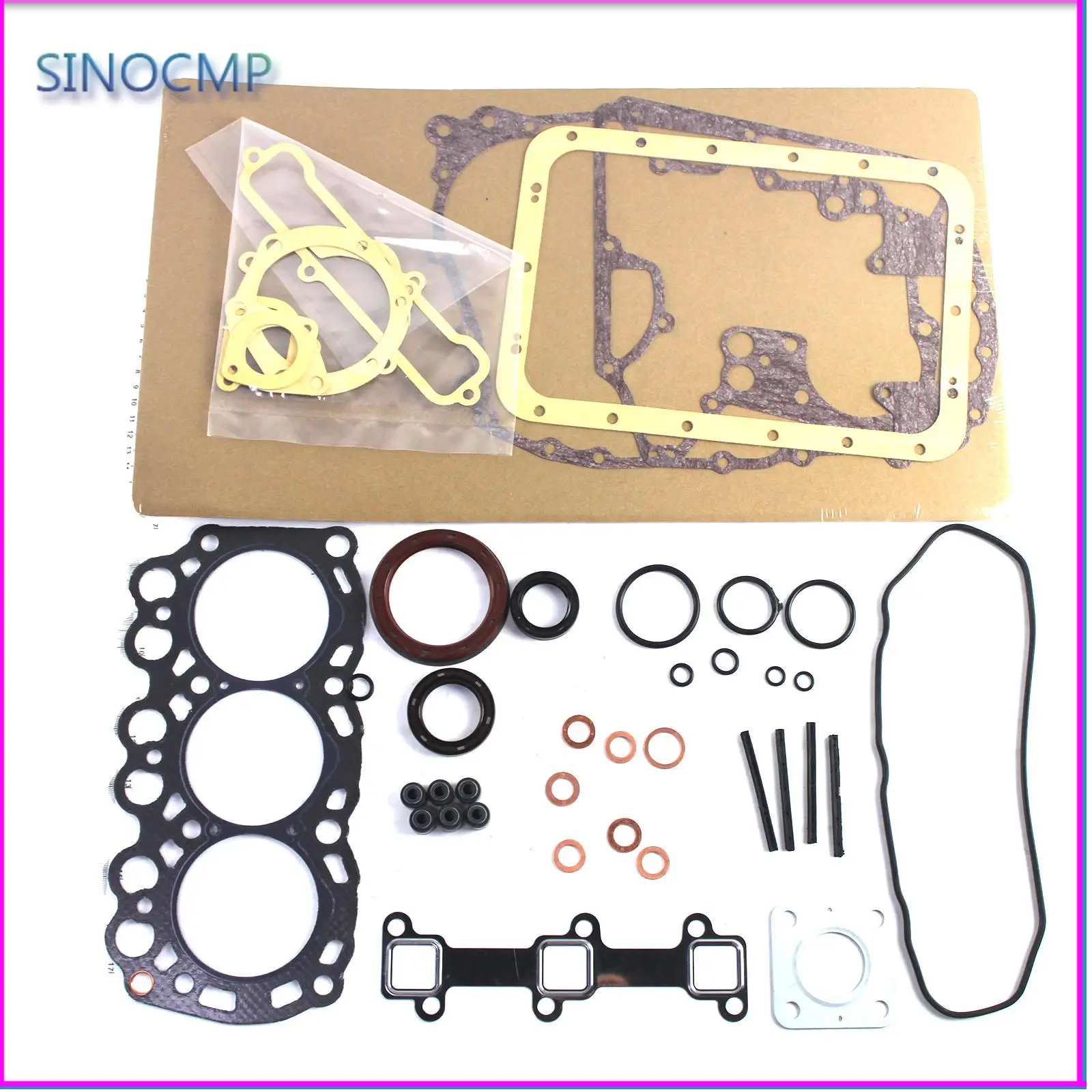 

Engine Gasket Kit 30L94-15010 MD008883 MD016317 MD115-472 AG-MD115472 For Mitsubishi L3E Tractor Loader Generator Kits Car Part