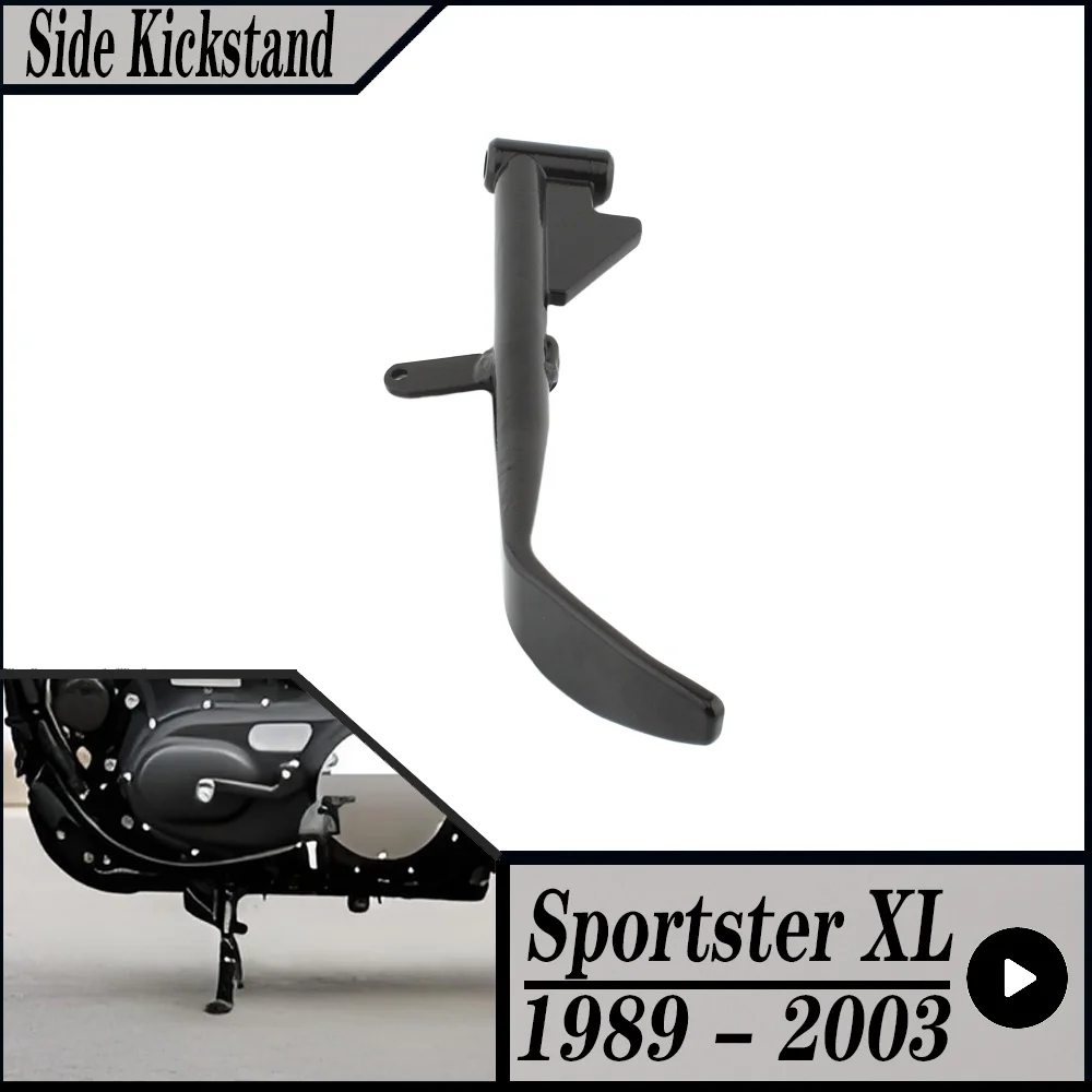 ل هارلي ديفيدسون سبورتستر 883 1200 XL883R XL883C XL1200C XLH1200 XLH883 ديلوكس دراجة نارية الجانب جيفي ركلة حامل 50072-92