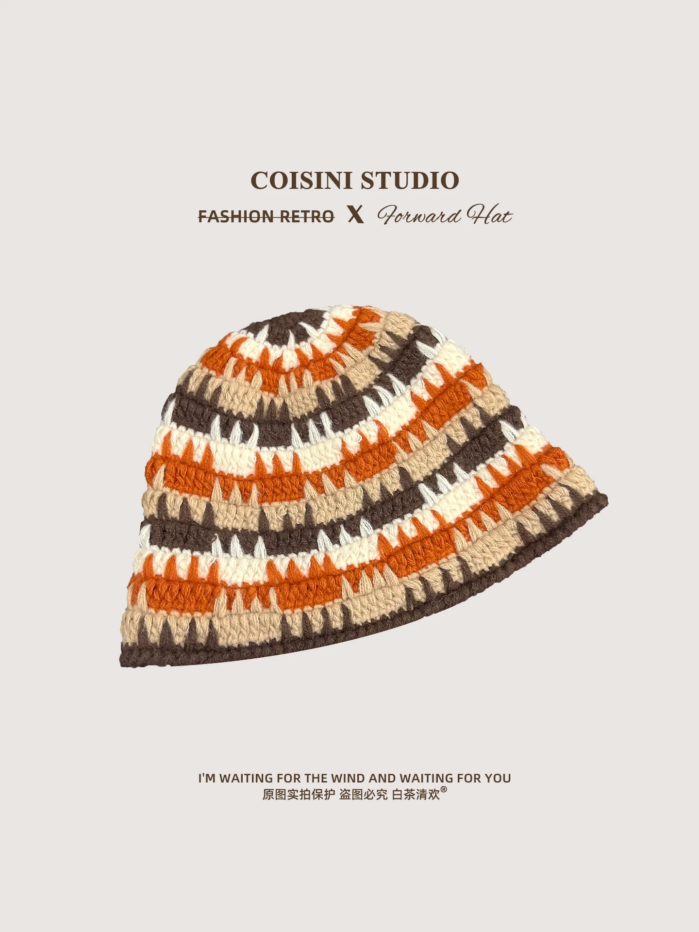 2025 جديد مصمم المتناقضة اللون محبوك قبعة بحافة للرجال والنساء تنوعا الخريف والشتاء قبعة حوض الحرارية