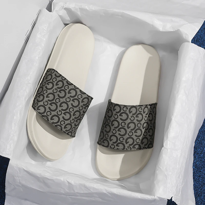 Summer Men Slippers Breathable Home-based Shoe Large Size 36-46 Indoor Outdoor Casual Non-slip Beach Shoes for Women