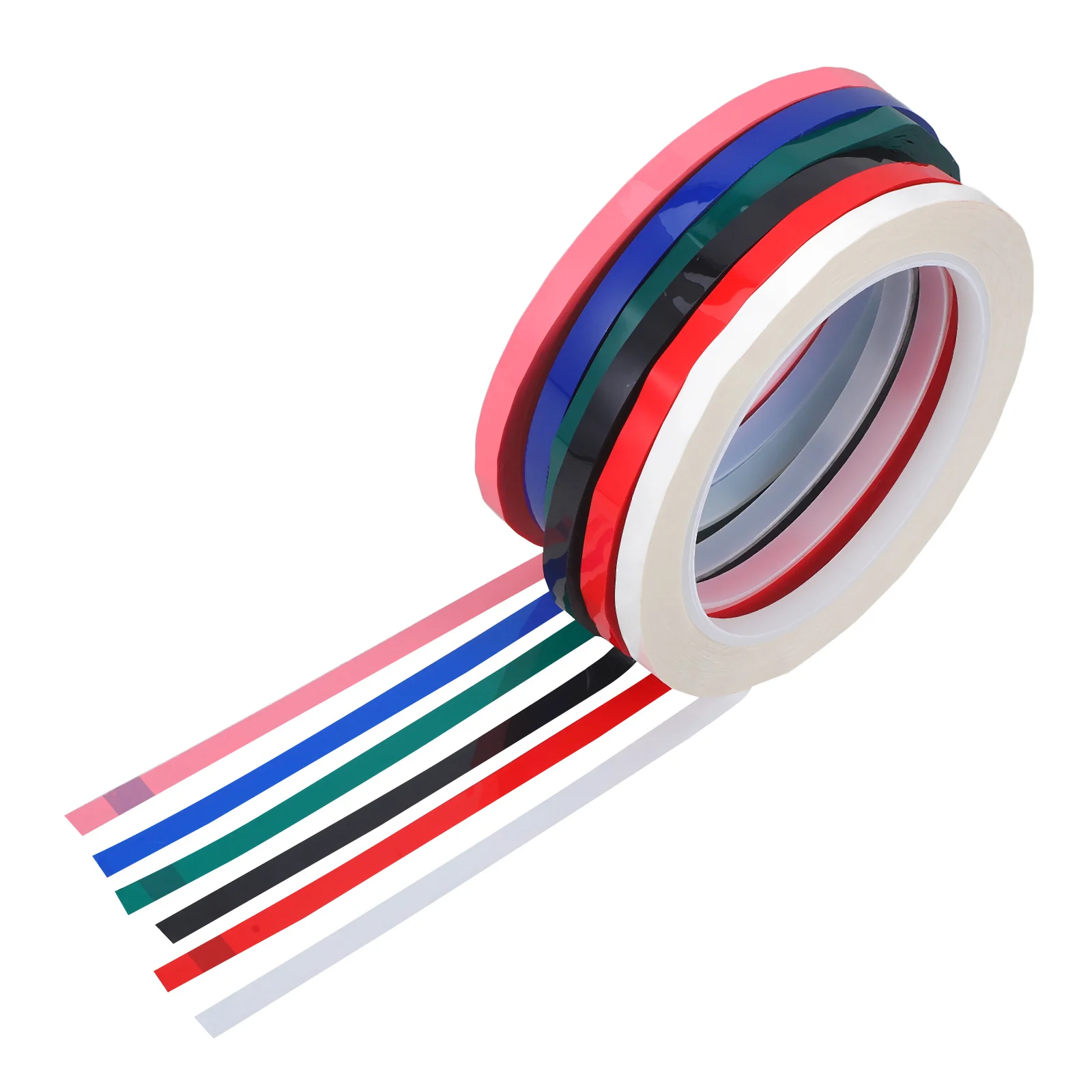 

6 Rolls Whiteboard Tape Replacement Adhesive Grid Roll for Identification Scrapbook Projects School Office Organization