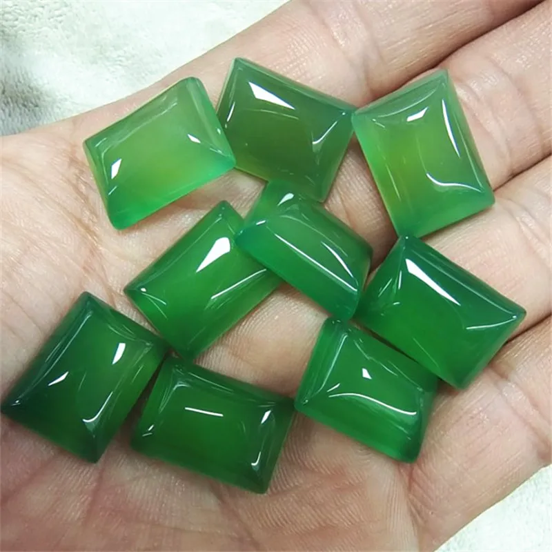 

10 шт. натуральный зеленый нефритовый кабошон прямоугольной формы 13X18 мм без отверстия DIY ювелирные аксессуары Бесплатная доставка Новые поступления