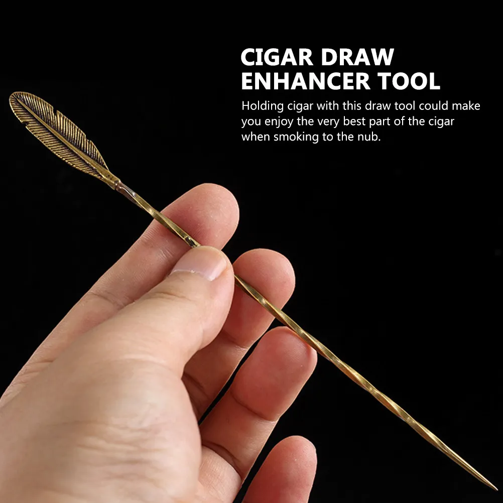 Cigar Hole Opener Accessory Vintage Draw Punch Tool Nail Tools Brass Ventilation Enhancer Puncher