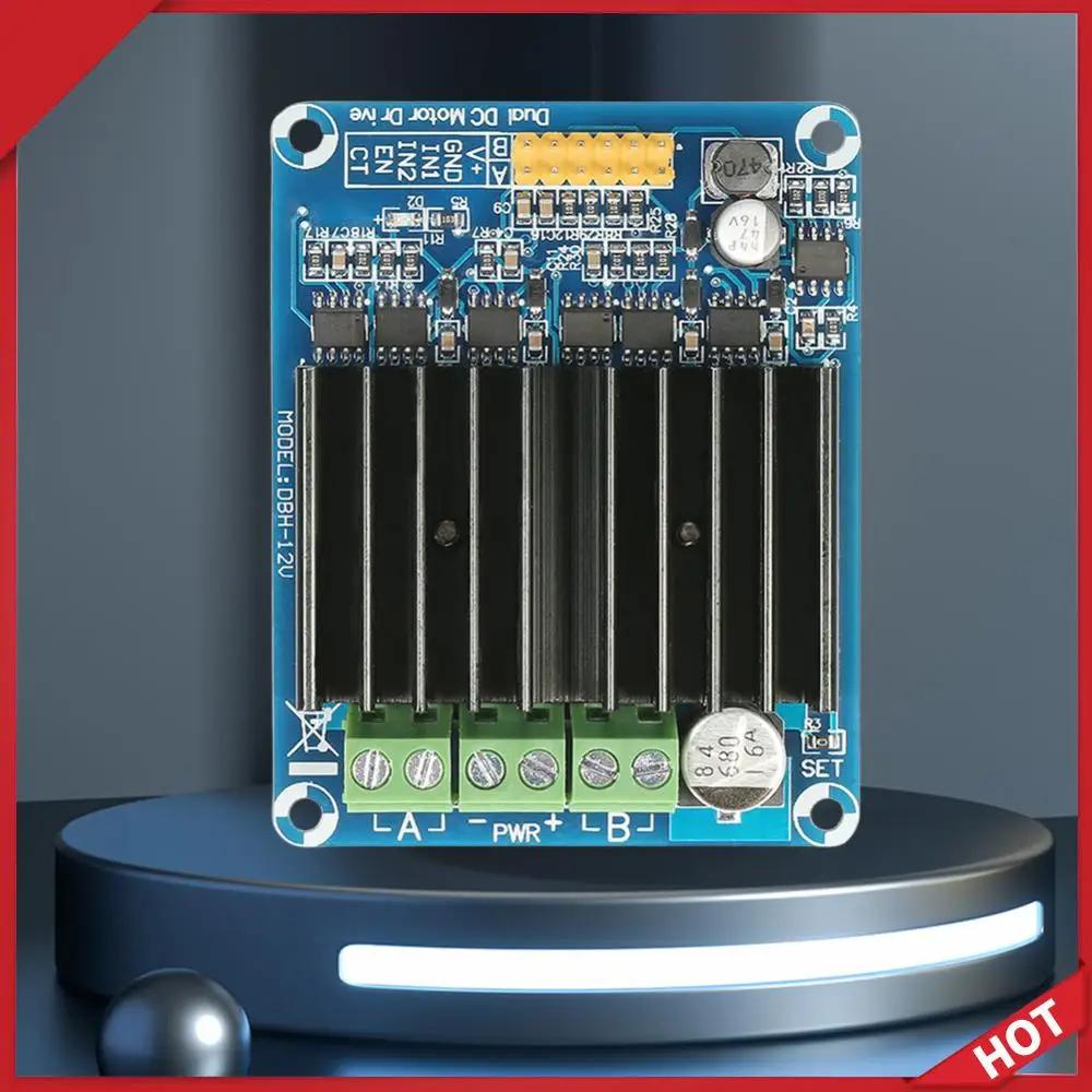

2 Channel DC Motor Speed Reversible Controller Driver H Bridge Motor Driver Board Module Regulator DC 5V-12V 30A for Arduino