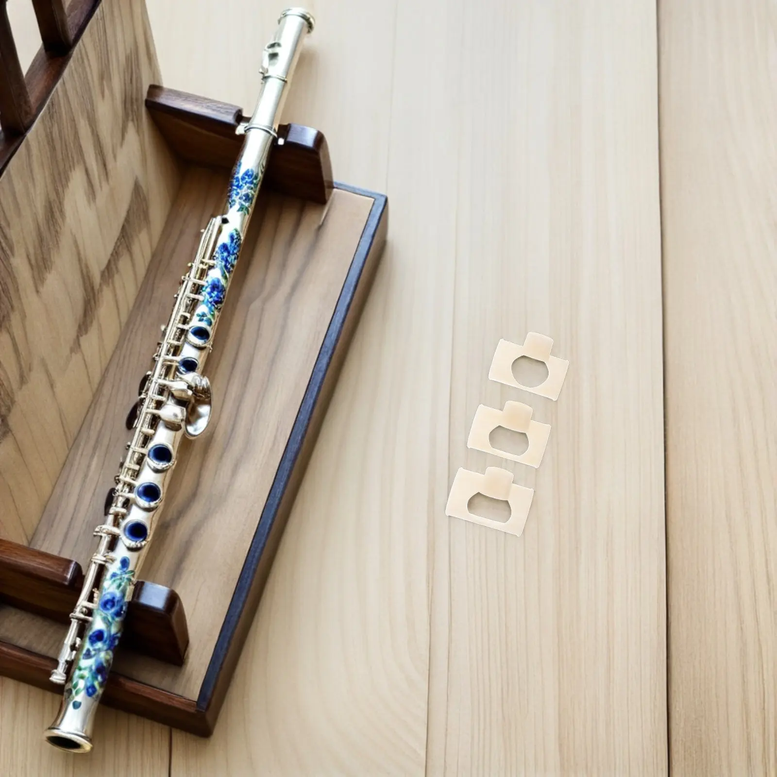 

Набор из 3 насадок для тренировки игры на флейте, вспомогательное приспособление для начинающих, зажимное устройство для настройки китайской бамбуковой флейты Дизи, замена