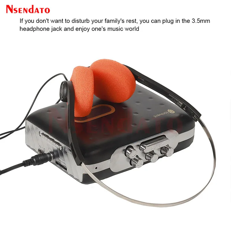 USB C Cassette Capture Player Recorder Old Tape to MP3 Converter Digital Cassette Audio Music Player Tape to PC With Headphone