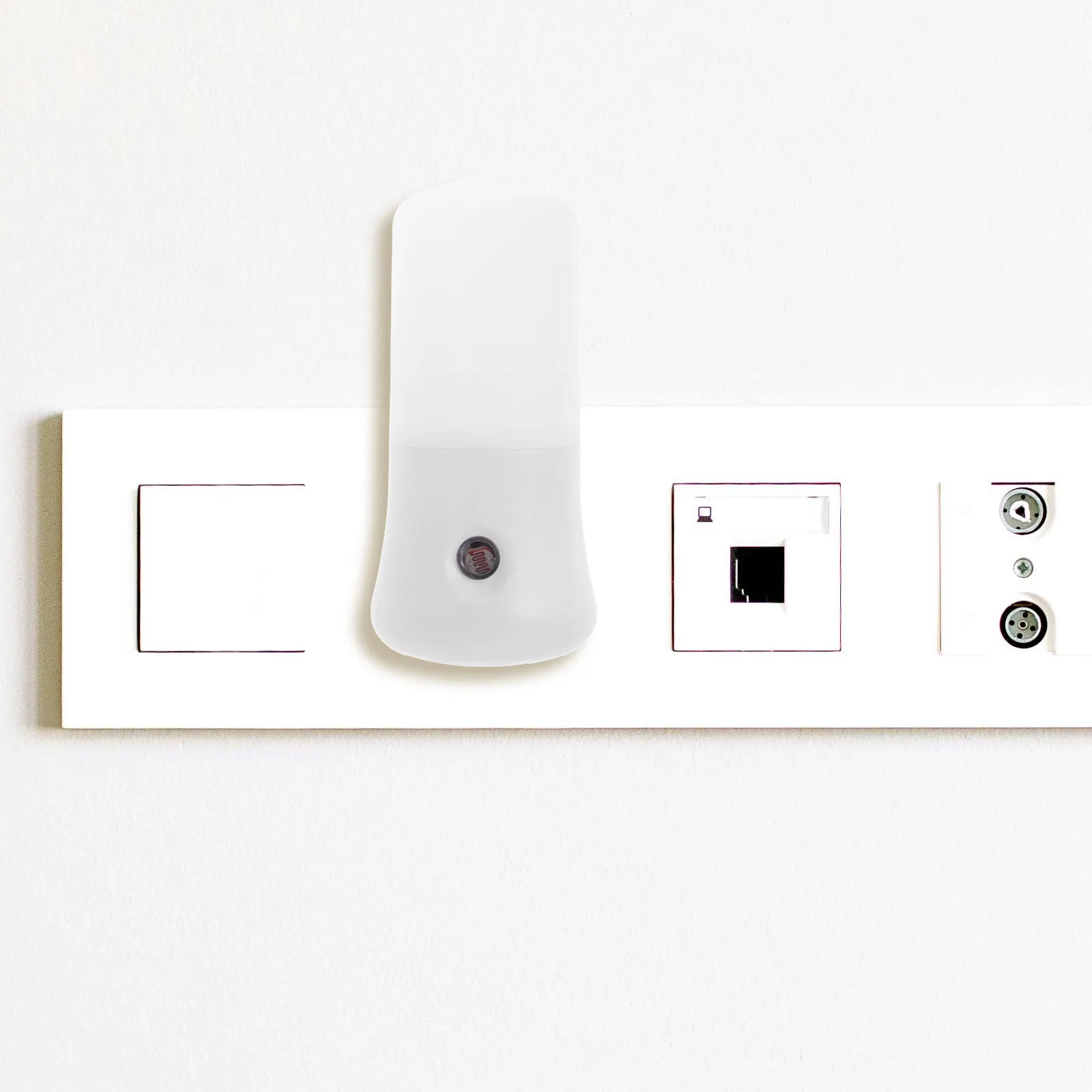 3 واط LED ضوء الليل التوصيل غرفة لينة بيضاء قابلة للشحن ضوء الليل الحضانة أباجورة مع مفتاح إيقاف التشغيل #4