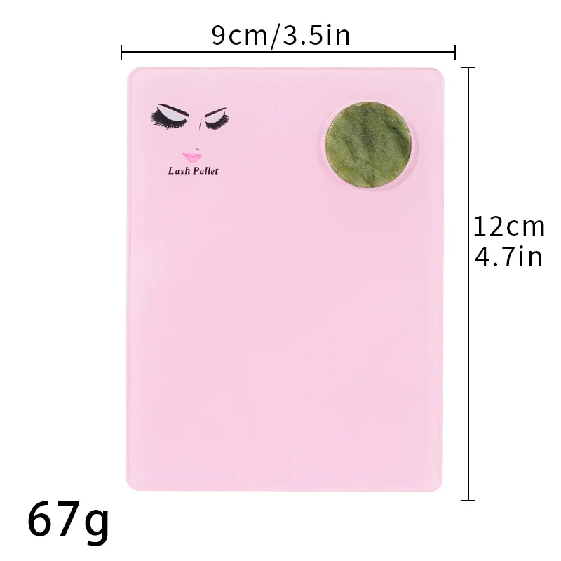 تساعد تمديد الرموش على زرع الأكريليك الرموش الصناعية مع لوحة عرض الرموش اليشم