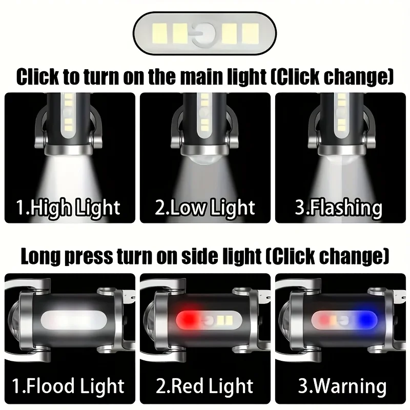 Portable Keychain Multi-Function Emergency Flashlight Outdoor Mini Flashlight Mobile Power for Outdoor Camping And Hiking Light
