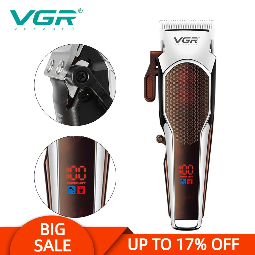 

Машинка для стрижки волос VGR 189, перезаряжаемая, USB