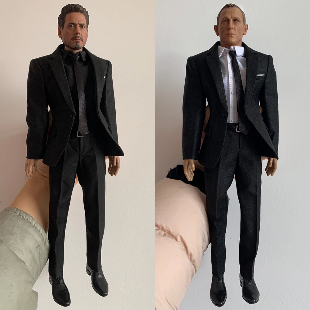 

Toy center 1/6 Scale Male Business Suit Gentleman Western Style Clothes Set Fit 12'' Soldier Strong Action Figure Body Dolls