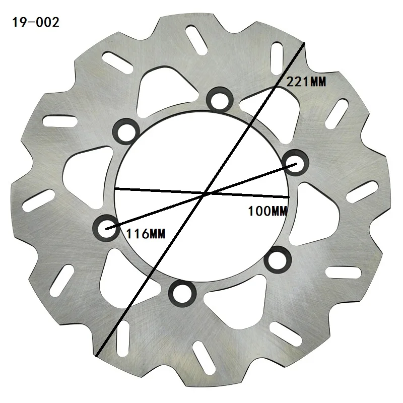 Motorcycle Rear Brake Disc Rotor For Kawasaki D-Tracker 250 1998-2005 KLX300 96-08 KX125 KX250 89-02 KLX300R 97-03 KX500 90-04