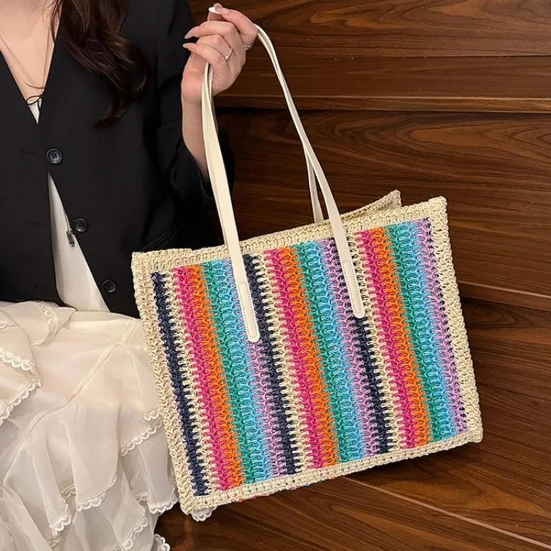 

Classic Diaper Bag: Women's Large Capacity Elegant Leather Tote, Simple Vintage Crossbody Bag With Paris Designer Logo