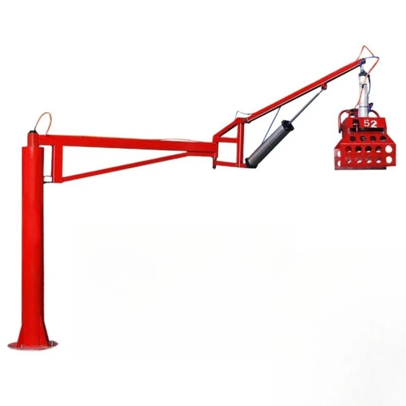 Pneumatic power mechanical breakthrough point electric handling robot arm