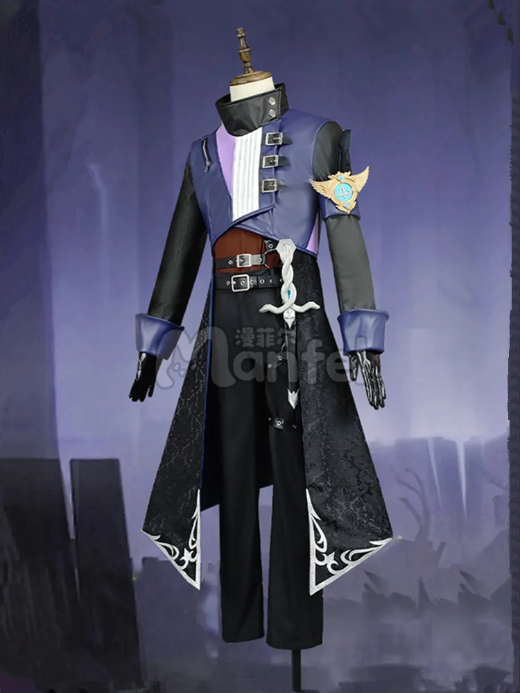 Eli Clark Uniforms Suit Cosplay Costume Game Identity V The Seer Role Play Clothing Men Cool Pants Coat Casual Carnival Suit