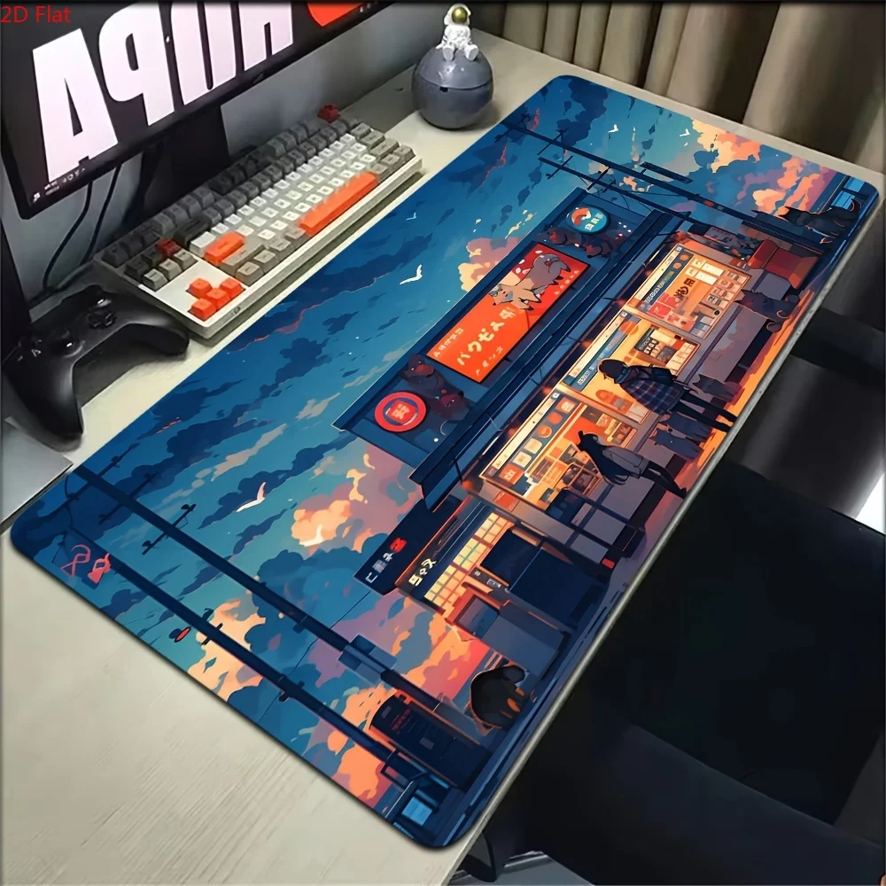 A Large, Non-Slip Gaming Mouse Pad Featuring Classic And Beautiful Landscape Designs, Suitable for Office Use, Computer Desks