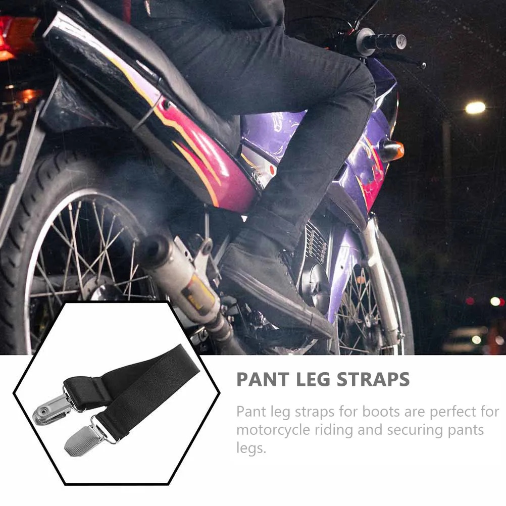 

5Pcs Elastic Boot Straps for Pants Adjustable Clips Secure Grip Boot Fixing Straps Bike Pant Leg Bands Cycling Accessories