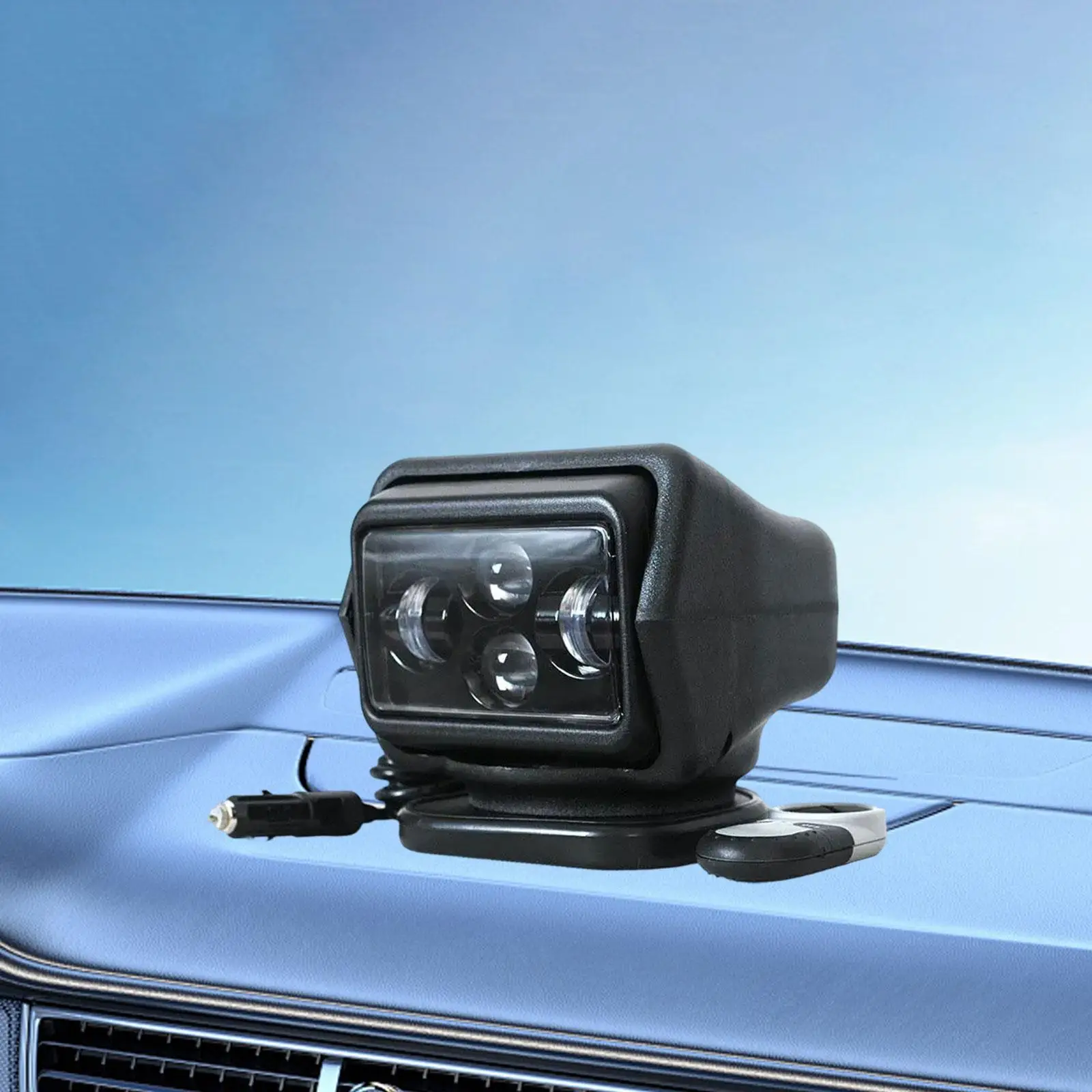 Marine LED Suchscheinwerfer 60W Auto LKW Beleuchtung Boot Fernbedienung Strahler