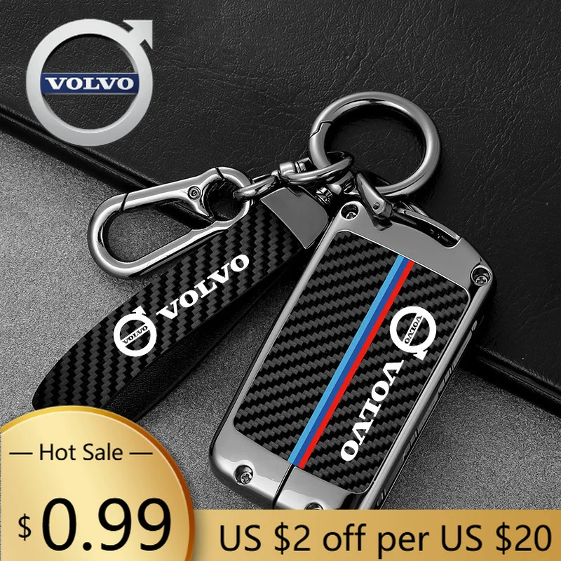 

Колпаки-концентраторы из углеродного волокна, автомобильный смарт-ключа, полное покрытие, защитный чехол для Volvo XC40 XC60 S90 V90 XC90 2016 2017 2018, брелок Ac