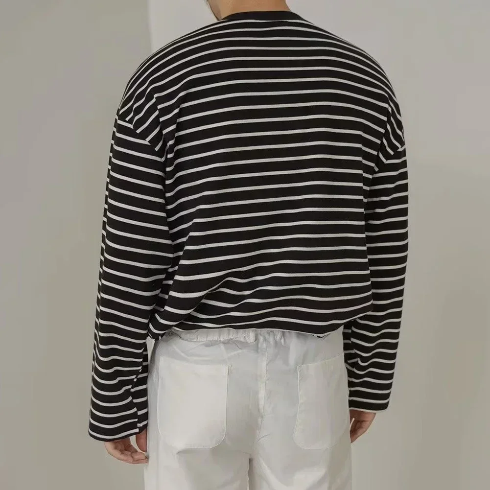 

Casual Gathering 2XL Mens T-Shirts Comfortable Loose T-shirts Casual Long Sleeve Patterned Shirt Regular Length