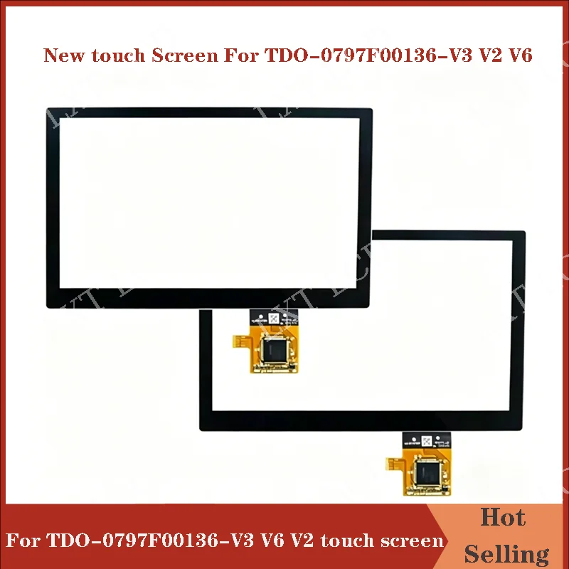 

For KIA Hyundai Radio Navigation TDO-0797F00136-V6 TDO-0797F00136-V3 V2 LMB5F00136 Wholesale Replacement Touch Screen