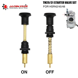 Alconsta- Carburetor Manual Choke HSR42/45/48 Choke Pull Assembly Carburetor Manual Hand Starter Valve For Mikuni HSR carburetor