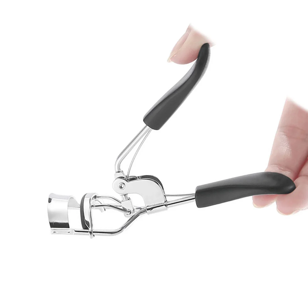 Simple Eyelash Curler Black Strong Build for Daily Use Makes Lashes Upward and Curled Fast for Type Makeup Essential