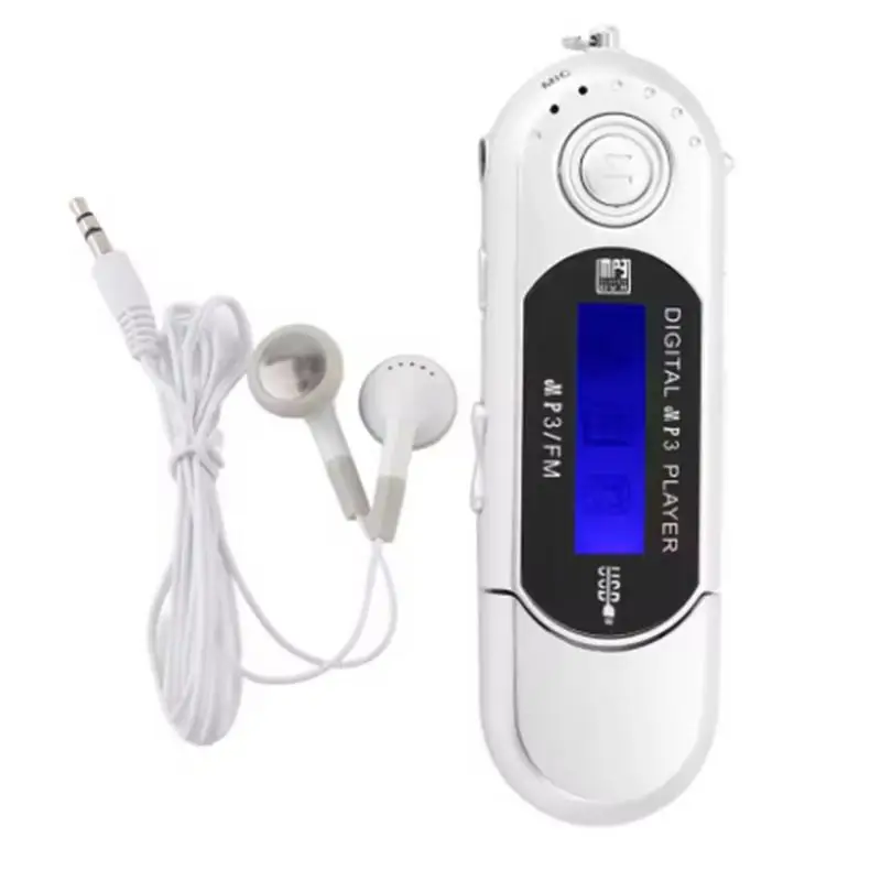 MP3-плеер с батарейным питанием, цифровой MP3-радио, USB-автомобильный музыкальный плеер с экраном дисплея для кемпинга, кухни, ежедневного использования