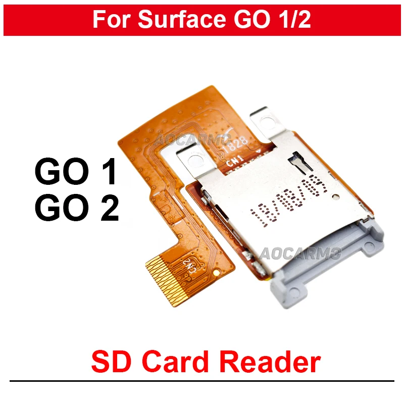 SD Card Reader Holder Flex Cable For Microsoft Surface GO 2 1 GO1 Replacement Repair Parts