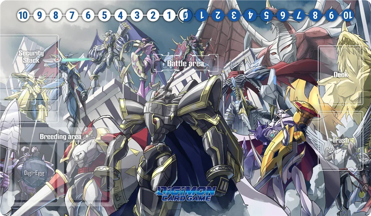 デジモン オムニモン ゲームマット A3 Digimon Playmat Omnimon Lady Devimon Beelzemon Imperialdramon