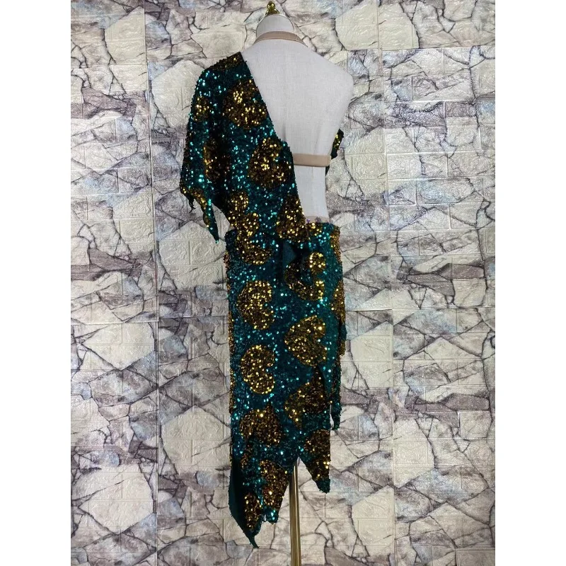 Customized New Belly Dance Costumes Inspirational Sexy Set Flash Performance Dress Competition Team Dress