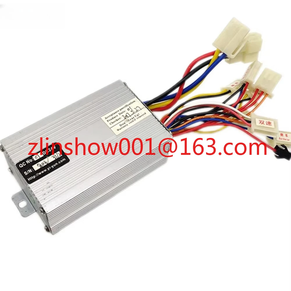 Universal 500W 24V Brushed DC Motor Controller with Reverse Coaster Function for Electric Bicycle Scooter Motorcycle